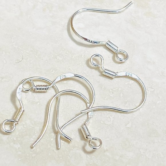 2/$20, Genuine Pink Rose Quartz Celtic Trinity Sterling Silver Earrings - Picture 9 of 9